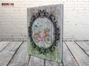 Custom printed wood