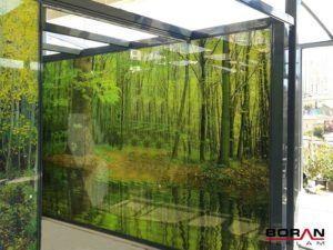 UV Printing Glass can be laminated.