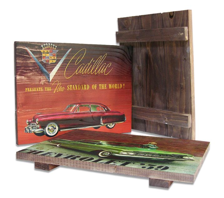 Digital UV printed wood application by Boran Reklam