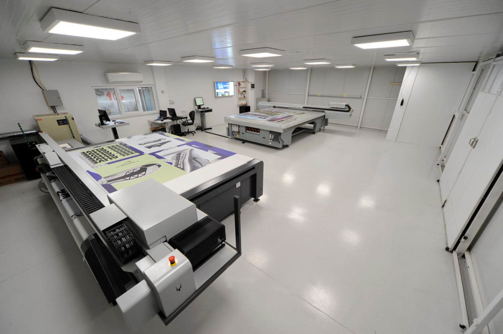 Large format digital printing machines in the Boran Reklam facility